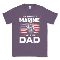 Lavender my favorite marine calls me dad t  shirt father's day flag my favorite Classic Tee - linhVisuals