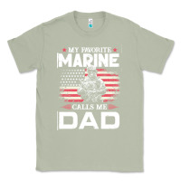 Matcha my favorite marine calls me dad t  shirt father's day flag my favorite Classic Tee - linhVisuals