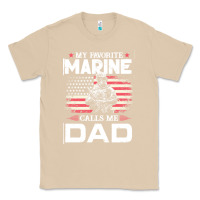 Mushroom my favorite marine calls me dad t  shirt father's day flag my favorite Classic Tee - linhVisuals