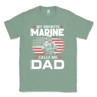 Sage my favorite marine calls me dad t  shirt father's day flag my favorite Classic Tee - linhVisuals