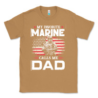 Toasted Coconut my favorite marine calls me dad t  shirt father's day flag my favorite Classic Tee - linhVisuals