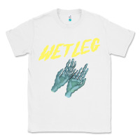 White wetleg merch Classic Tee - linhVisuals