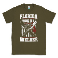 Army Green welding longsleeves t shirt florida fl american welder gifts Classic Tee - linhVisuals