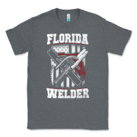 Charcoal Heather welding longsleeves t shirt florida fl american welder gifts Classic Tee - linhVisuals