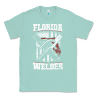Seafoam welding longsleeves t shirt florida fl american welder gifts Classic Tee - linhVisuals