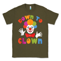 Army Green down to clown funny circus tank top Classic Tee - linhVisuals