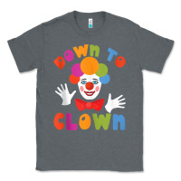 Charcoal Heather down to clown funny circus tank top Classic Tee - linhVisuals
