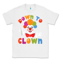 White down to clown funny circus tank top Classic Tee - linhVisuals