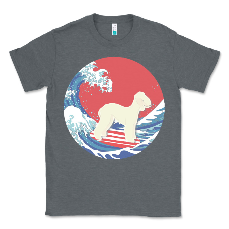 Bedlington Terrier T  Shirt Bedlington Terrier Gifts   Ocean Waves Sur Classic Tee by linhVisuals | Teevron