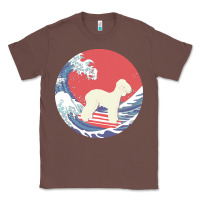 Chestnut bedlington terrier t  shirt bedlington terrier gifts   ocean waves sur Classic Tee - linhVisuals