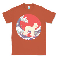 Copper bedlington terrier t  shirt bedlington terrier gifts   ocean waves sur Classic Tee - linhVisuals