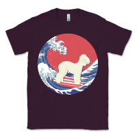 Plum bedlington terrier t  shirt bedlington terrier gifts   ocean waves sur Classic Tee - linhVisuals
