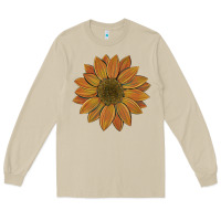 Mushroom sunflower Long Sleeve Tee - Artiststas