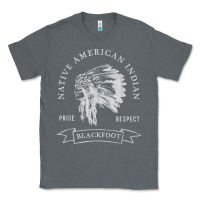 Charcoal Heather blackfoot tribe native american indian pride respect darker t shirt Classic Tee - linhVisuals