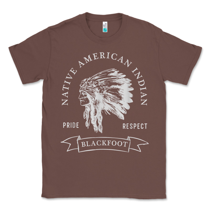 Blackfoot Tribe Native American Indian Pride Respect Darker T Shirt Classic Tee by linhVisuals | Teevron