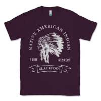 Plum blackfoot tribe native american indian pride respect darker t shirt Classic Tee - linhVisuals