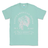 Seafoam blackfoot tribe native american indian pride respect darker t shirt Classic Tee - linhVisuals