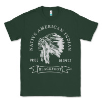 Sports Green blackfoot tribe native american indian pride respect darker t shirt Classic Tee - linhVisuals