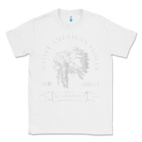 White blackfoot tribe native american indian pride respect darker t shirt Classic Tee - linhVisuals