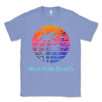 Colony Blue west palm beach tropical t shirt for family vacations Classic Tee - linhVisuals