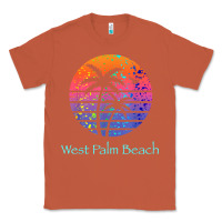 Copper west palm beach tropical t shirt for family vacations Classic Tee - linhVisuals