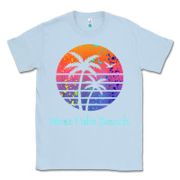 West Palm Beach Tropical T Shirt For Family Vacations Classic Tee | Teevron