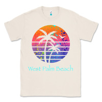 Natural west palm beach tropical t shirt for family vacations Classic Tee - linhVisuals