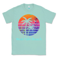 Seafoam west palm beach tropical t shirt for family vacations Classic Tee - linhVisuals
