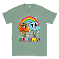 Sage cn the amazing world of gumball & darwin rainbow portrait pullover hoo Classic Tee - linhVisuals