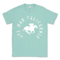 Seafoam del mar california horse racing t shirt Classic Tee - linhVisuals