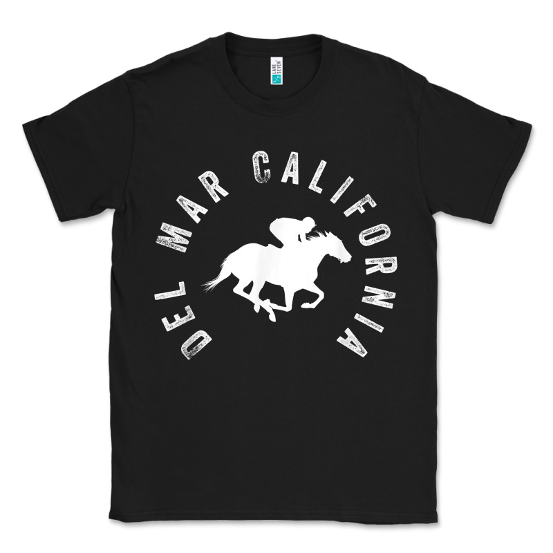 Del Mar California Horse Racing T Shirt Classic Tee by linhVisuals | Teevron