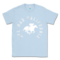 Dusty Blue del mar california horse racing t shirt Classic Tee - linhVisuals