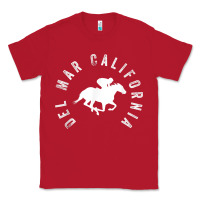 Red del mar california horse racing t shirt Classic Tee - linhVisuals
