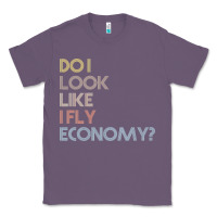 Lavender do i look like i fly economy   funny vintage retro premium t shirt Classic Tee - linhVisuals