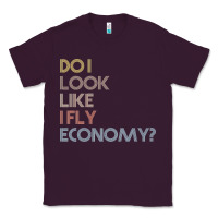 Plum do i look like i fly economy   funny vintage retro premium t shirt Classic Tee - linhVisuals