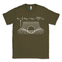 Army Green einstein’s field equations science geek gift idea math lover t shirt Classic Tee - linhVisuals