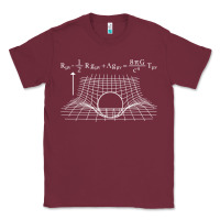 Burgundy einstein’s field equations science geek gift idea math lover t shirt Classic Tee - linhVisuals