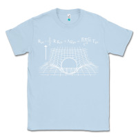 Dusty Blue einstein’s field equations science geek gift idea math lover t shirt Classic Tee - linhVisuals