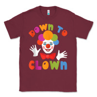 Burgundy down to clown funny circus tank top Classic Tee - linhVisuals