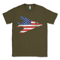 Army Green f 117 stealth nighthawk aircraft american flag f117 t shirt Classic Tee - linhVisuals