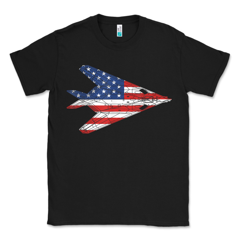F 117 Stealth Nighthawk Aircraft American Flag F117 T Shirt Classic Tee by linhVisuals | Teevron