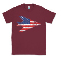 Burgundy f 117 stealth nighthawk aircraft american flag f117 t shirt Classic Tee - linhVisuals