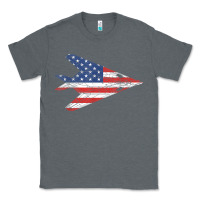 Charcoal Heather f 117 stealth nighthawk aircraft american flag f117 t shirt Classic Tee - linhVisuals