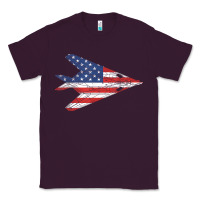 Plum f 117 stealth nighthawk aircraft american flag f117 t shirt Classic Tee - linhVisuals