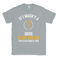 Heather Grey electrician gifts for men & funny electrical design t shirt Classic Tee - linhVisuals