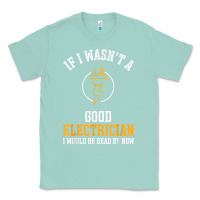 Seafoam electrician gifts for men & funny electrical design t shirt Classic Tee - linhVisuals