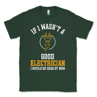 Sports Green electrician gifts for men & funny electrical design t shirt Classic Tee - linhVisuals