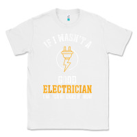 White electrician gifts for men & funny electrical design t shirt Classic Tee - linhVisuals