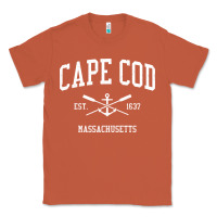 Copper cape cod ma vintage crossed oars & boat anchor sports sweatshirt Classic Tee - linhVisuals