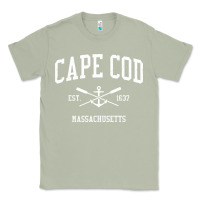 Matcha cape cod ma vintage crossed oars & boat anchor sports sweatshirt Classic Tee - linhVisuals